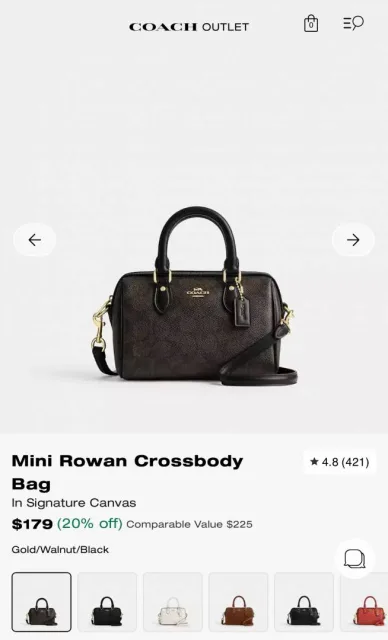 Coacchh Mini Rowan 18 In Signature Premium Quality With Ogbox Dustbag Etc Model 649