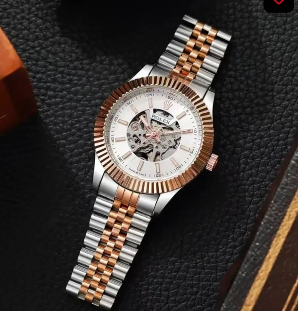 Rolee_x Automatic Rose Gold_White Dial