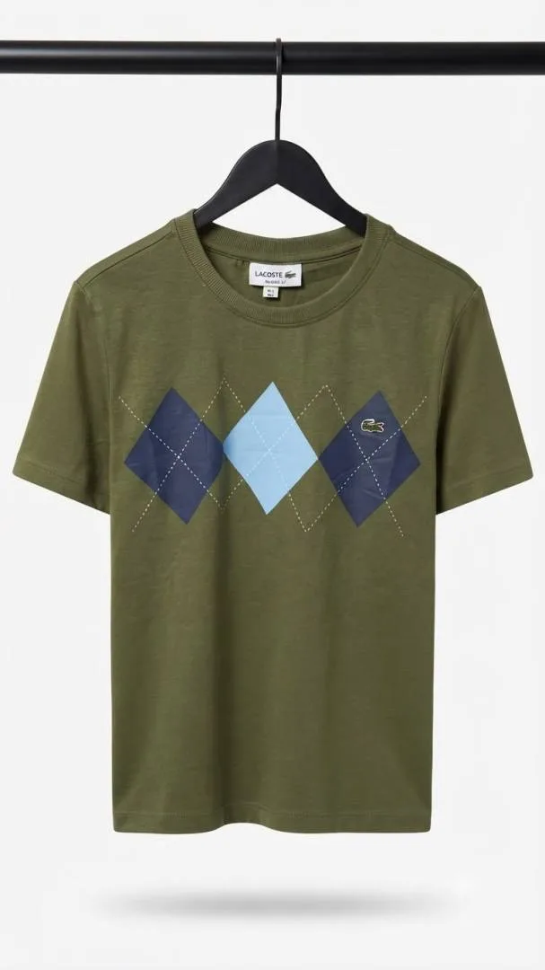 Lacost_ Diamond Print T-Shirt 1230. Sale-offer. VS1000