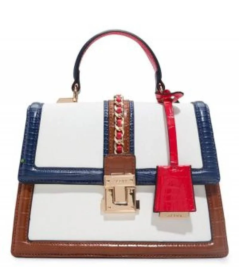 AULDO Nautical Martissa Medium Satchel handbag with box 6392
