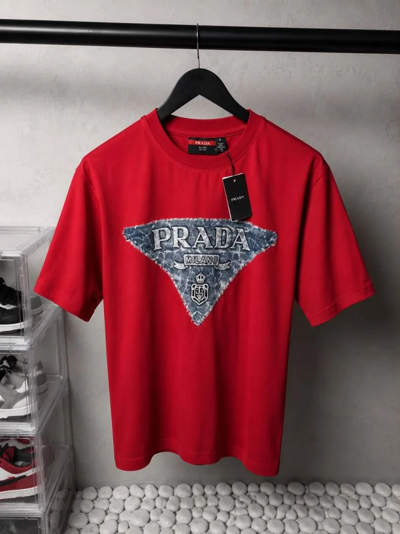 Prad_ Milano Logo T-Shirt 1182. Sale-offer VS1000