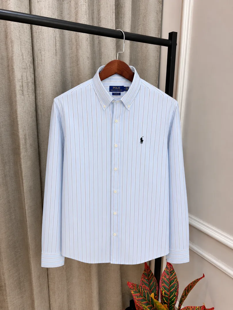 Ralp Lauren Polo Sky Premium Lining with Embroidery Logo Oxford Shirt(1352)