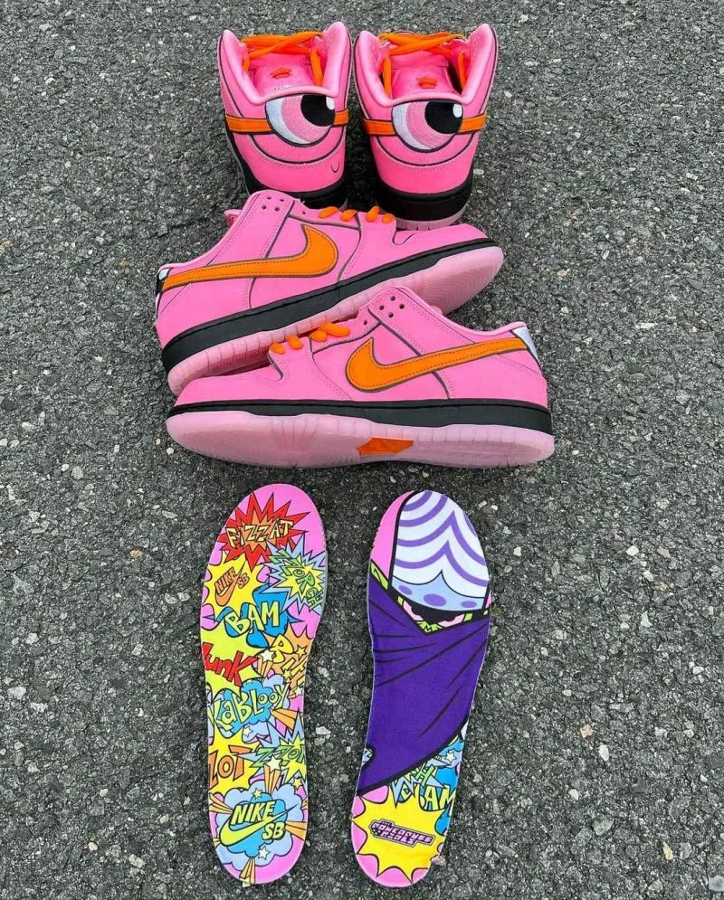 Nikkee SB Dunk Blossam Pink PowerPuff