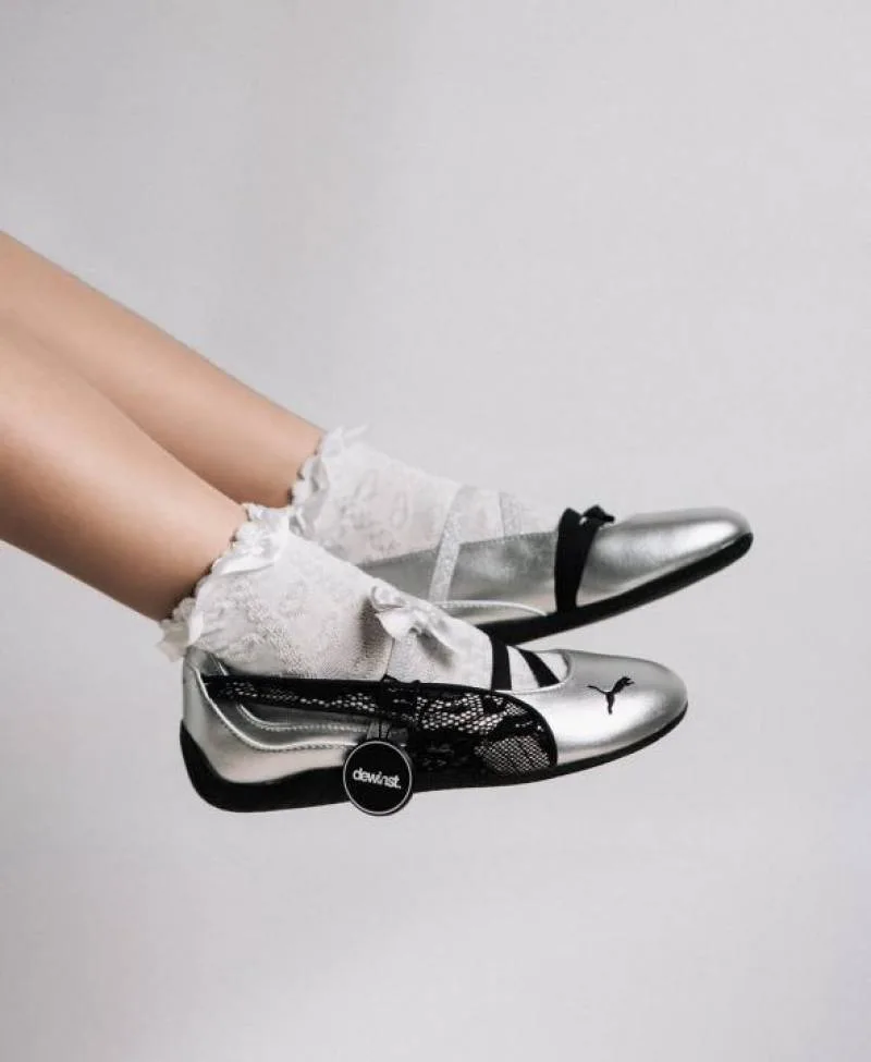 WMN Pumma Speed Cat Ballet Lace SILVER