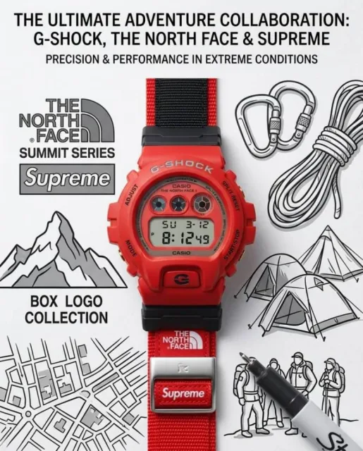 Casio G-Shock x Supreme x Special Edition Red