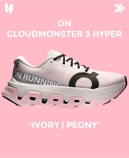 On Clouudmonster 3 Hyper W Ivory Peony 202
