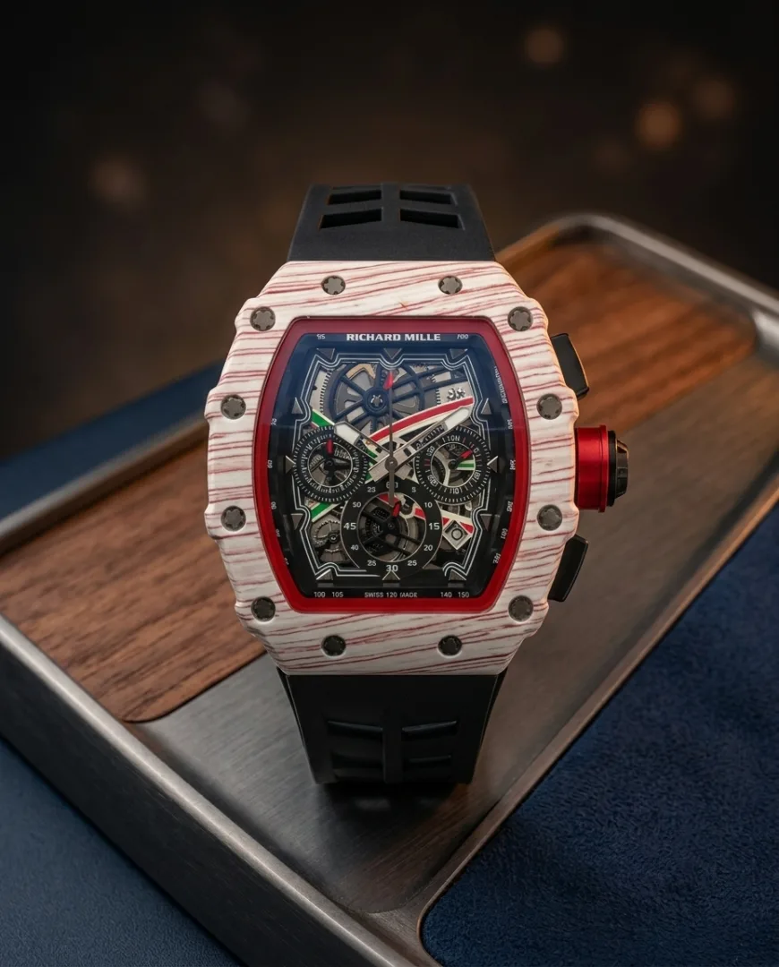Richard Mille RM-35-01 AOCA203 Black white Textured