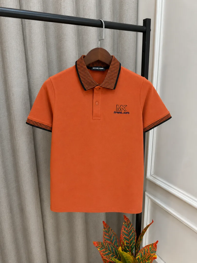 Michaell Kors Orange Imported Store Article Premium Polo T-Shirt(1330)