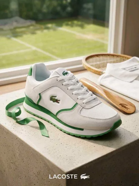 Sale Lacost Blanco Verde White Green 6109