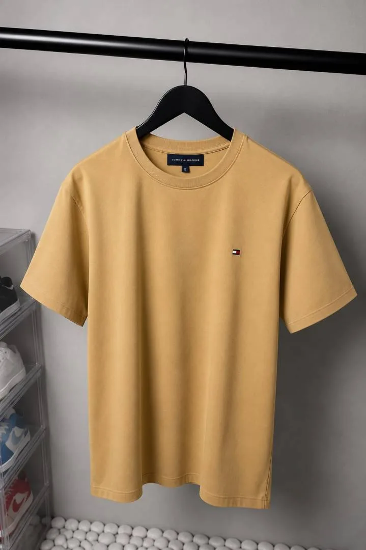 Tomm_ Hilfige_r Premium Round Neck T-Shirt with OG Box Packaging 1574 Sale VS1000