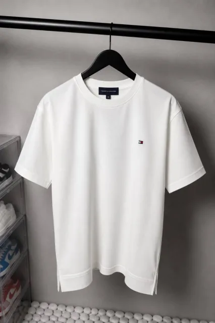Tomm_ Hilfige_r Premium Round Neck T-Shirt with OG Box Packaging 1575 Sale VS1000