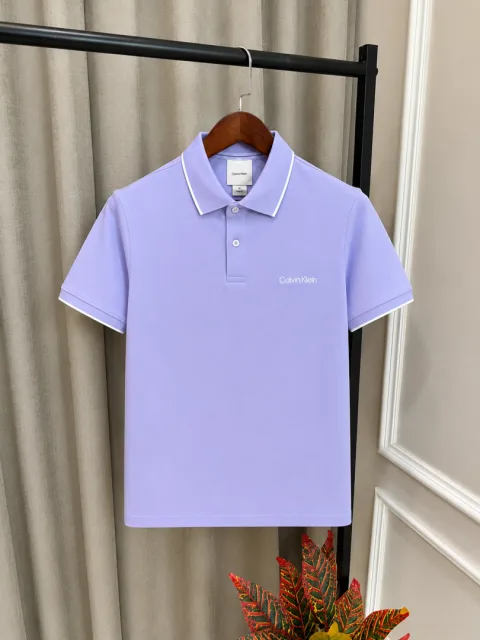 Calvin Kleiin Lavender Premium Imported Quality Polo T-Shirt(1310)