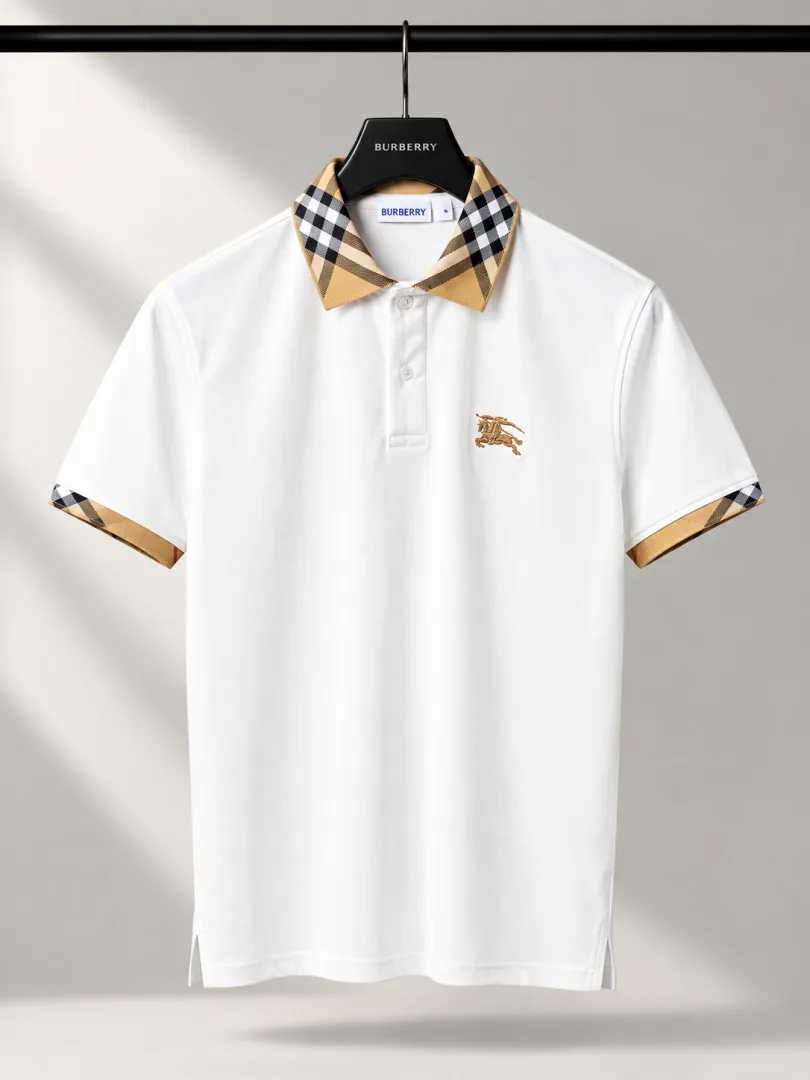 Burberrry Premium Polo T-Shirt with OG box Packaging 3020