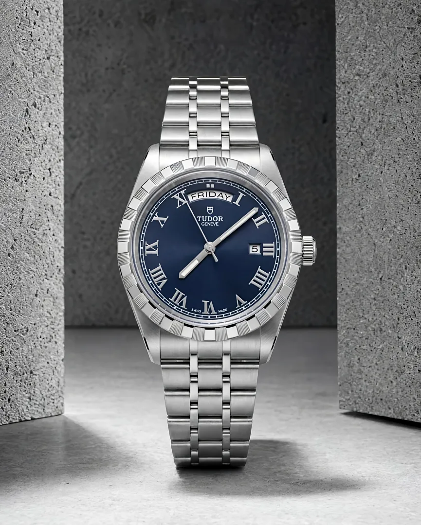 Tudor Royal automatic silver blue