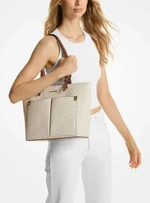 Micheal kors double pocket satch tote bag with dust cover 5333