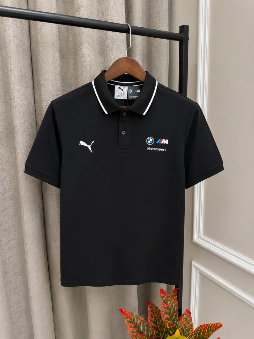 Pum X BMW Motorsport Black Store Article Premium Polo T-Shirt(1284)