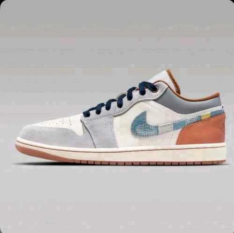 Nikkee Air Jordan 1 SE Phantom Denim Swoosh