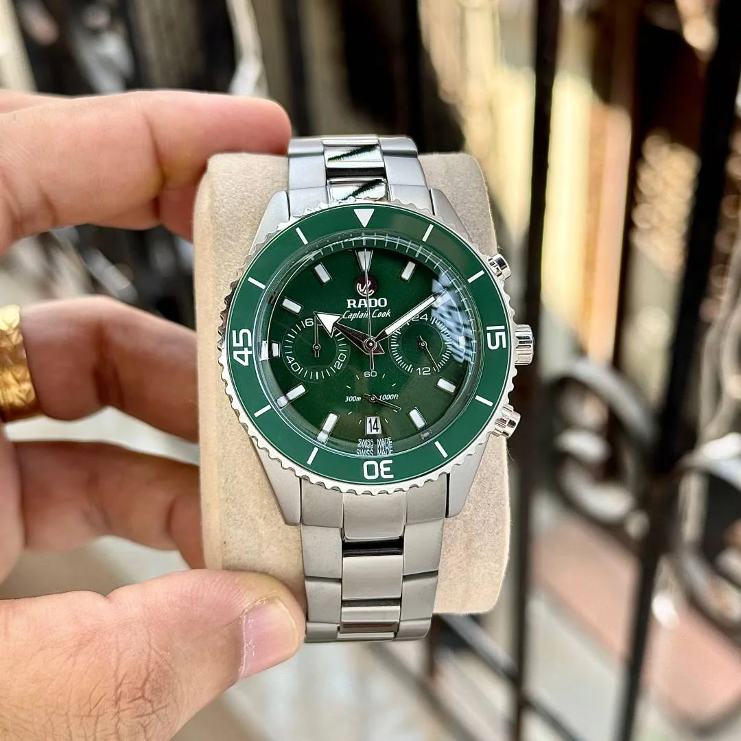 Radd_o Captain Cook HighTech Chronograph Silver-Green
