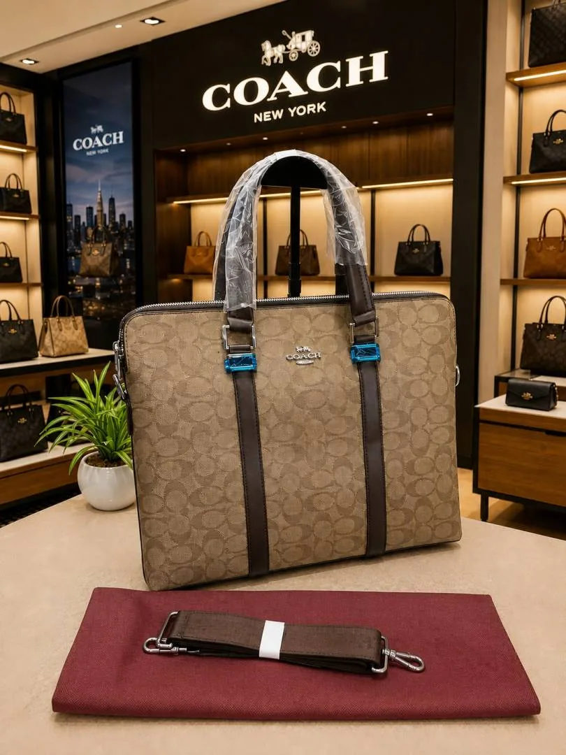 Coatch premium quality Laptop Bag With Long Strap & Dustbag Etc model 634