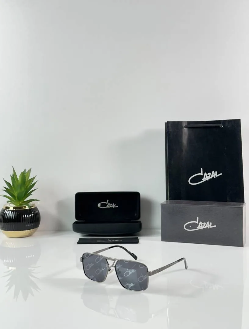 Cazal 9071 Printed Gun Black
