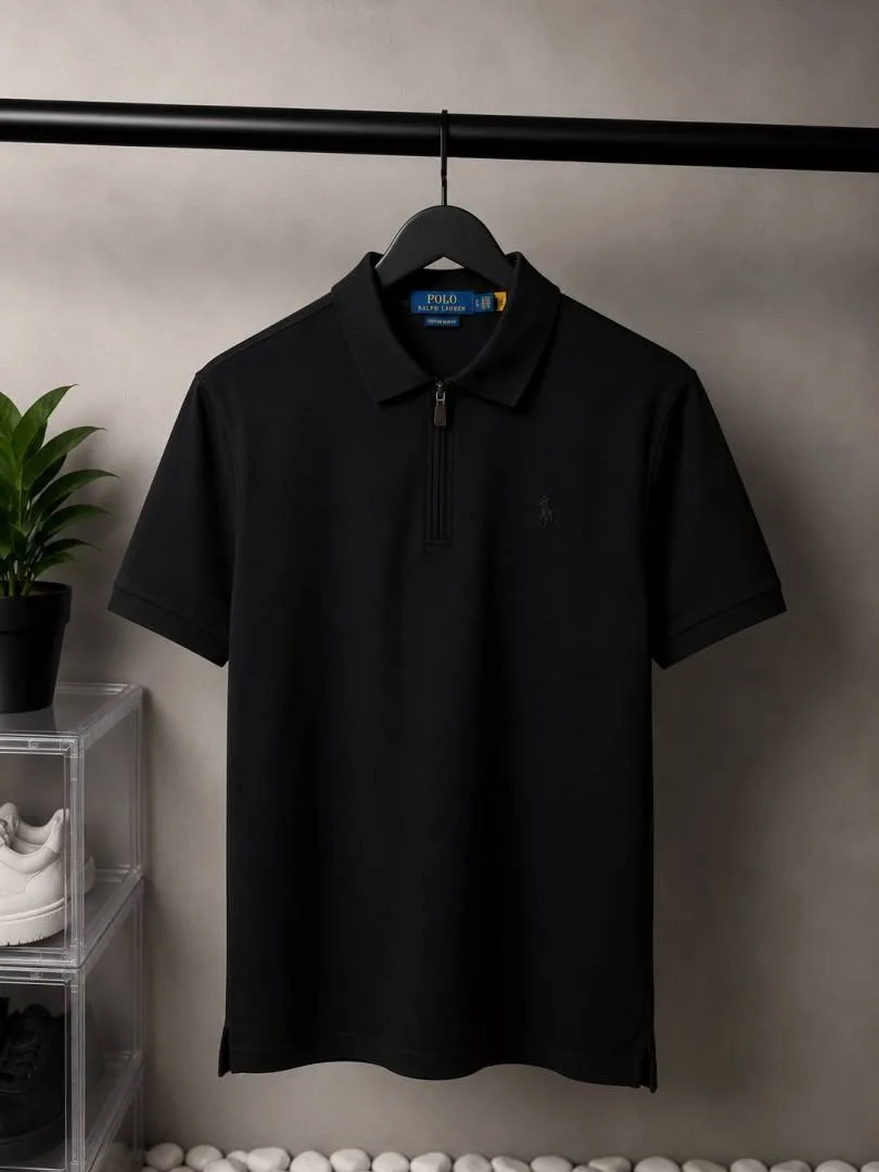 Rallph lauren RL zip polo t shirt 1050 Sale offer VS1000