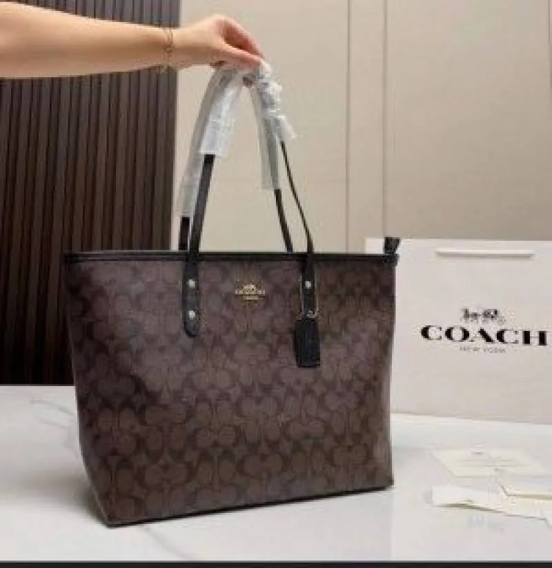 COATCH TOTE SLING DAMAGE BOX (COFFEE)