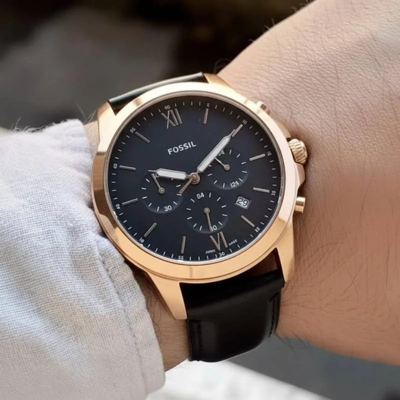Fossii_l Neutro Chronograph Black Copper Black