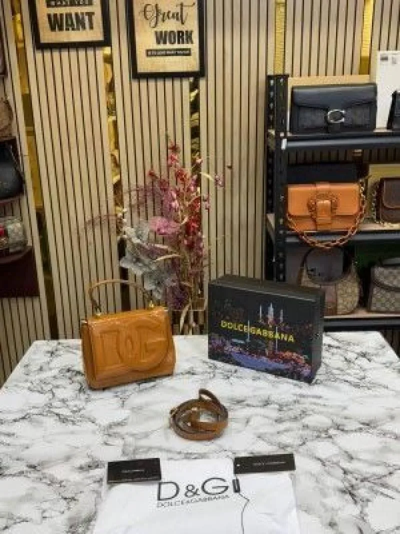 Dolche gabana_lacquered_bag_mini_dg logo_(brown)