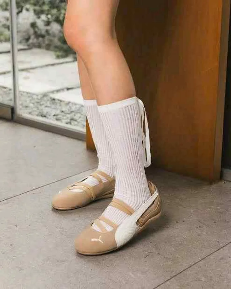 Pumma Speedcat Suede Cafe Womens Ballet Prairie Tan Warm