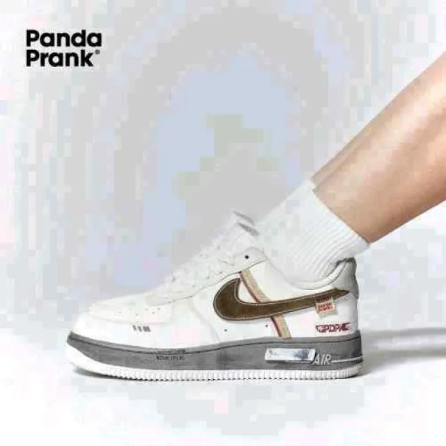 Nikkee Airforce 1 X Panda Prank Fog Wrapped 493