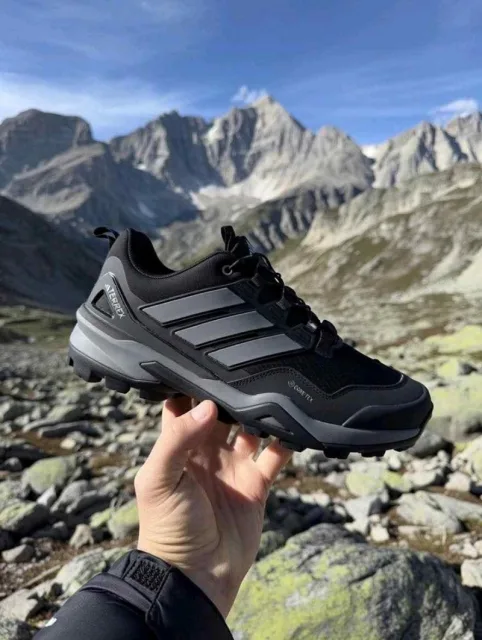 Sale Adiddass Terrex Skychaser Gore-Tex Hiking Black Grey 995