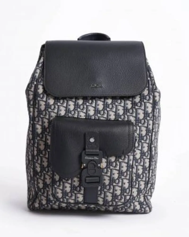 CHRISTIAN DIYOR OBLIQUE BACKPACK PREMIUM QUALITY 6584