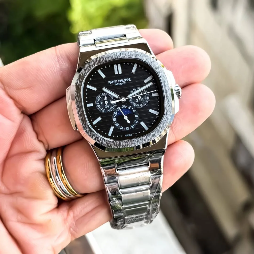 PATEK PHILIPE_SILVER_BLACK
