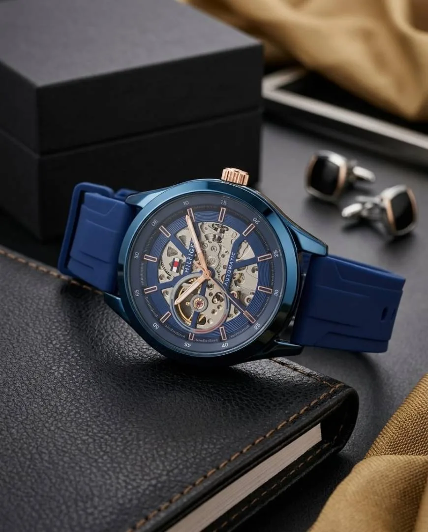 Tommmy Hilfige_r Automatic Silicon Blue