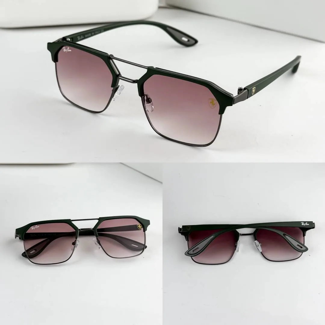 REY BAN 04 GREEN PINK