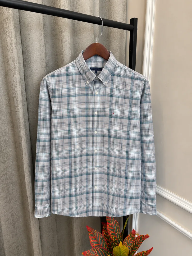 Tommy Hilfigar Premium Imported Checks Oxford Shirt(1199)
